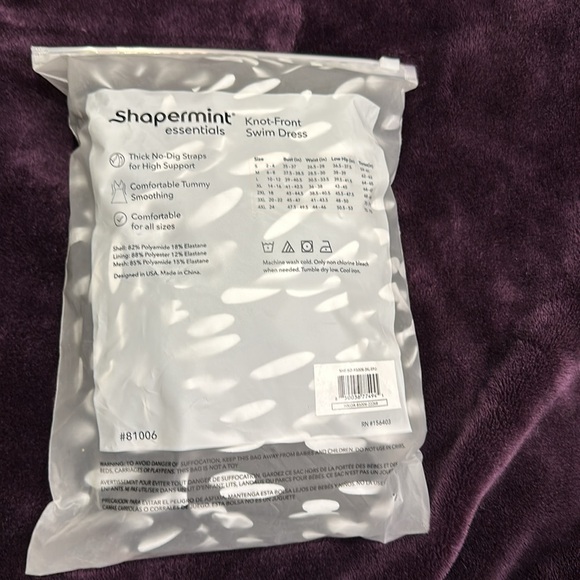 Shapermint swimdress NWT. 3x - Picture 2 of 5
